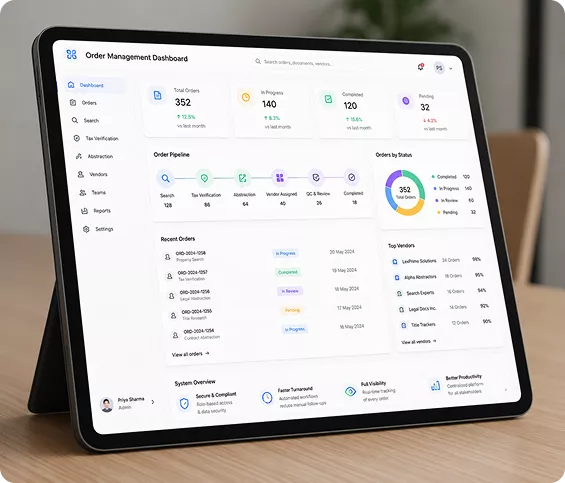 Streamline Property Research, Tax Processing, and Legal Abstraction Workflows